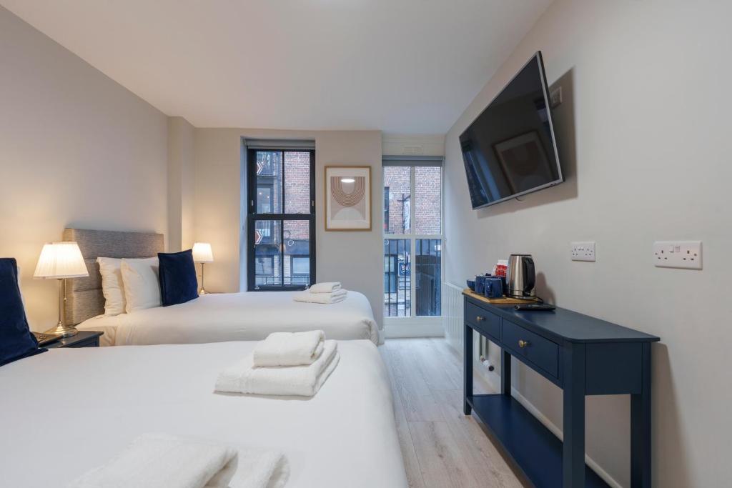 Letto o letti in una camera di The Temple Bar Lane