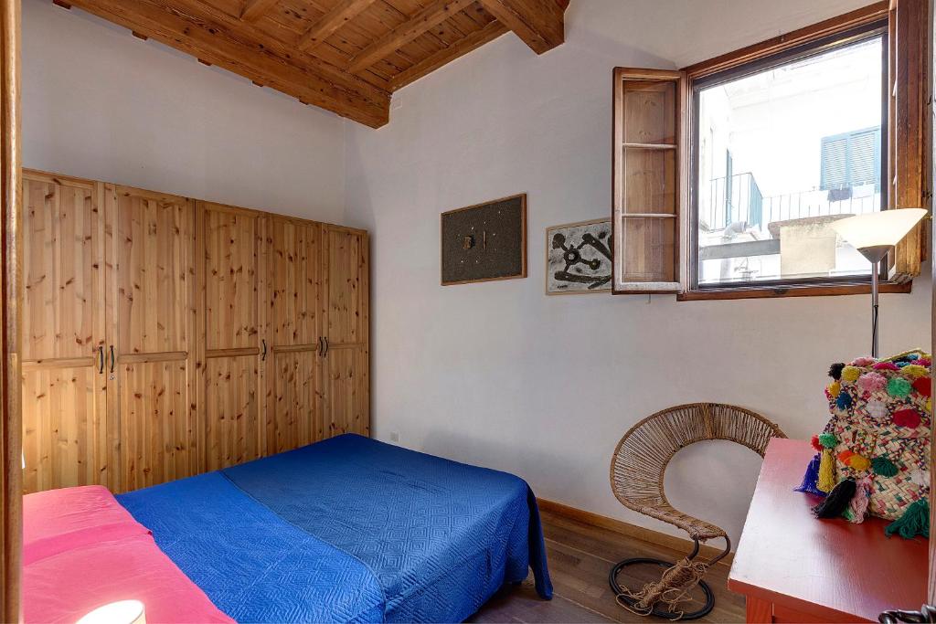 Posteľ alebo postele v izbe v ubytovaní Art Apartment Sant Ambrogio