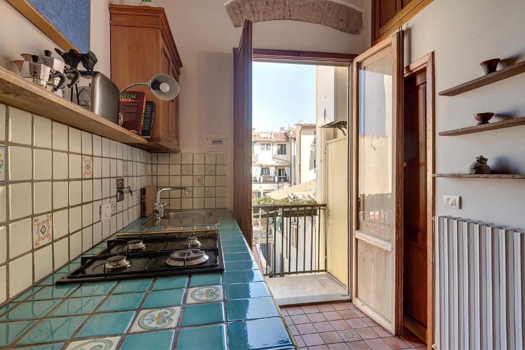 Kuchyňa alebo kuchynka v ubytovaní Art Apartment Sant Ambrogio