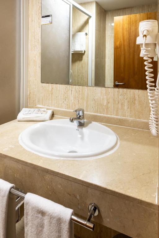 Koupelna v ubytování AS Hoteles Ponferrada