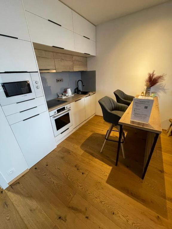 Kuchyň nebo kuchyňský kout v ubytování Tee House - Forest Apartment Čeladná