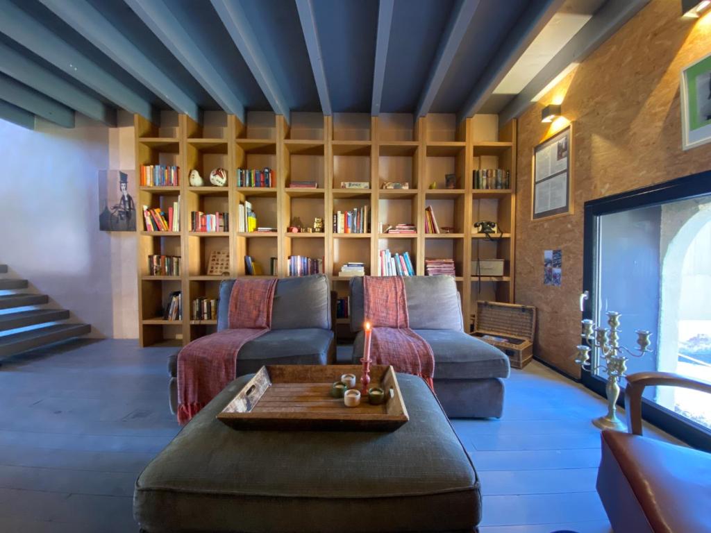 Posezení v ubytování Un der Attert - Céline's Loft - Luxembourg