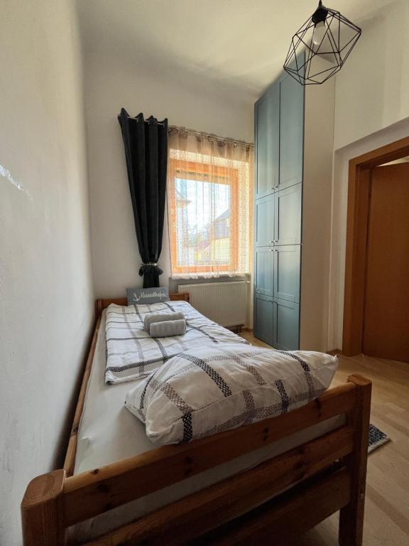 Posteľ alebo postele v izbe v ubytovaní Ferienhaus Silke