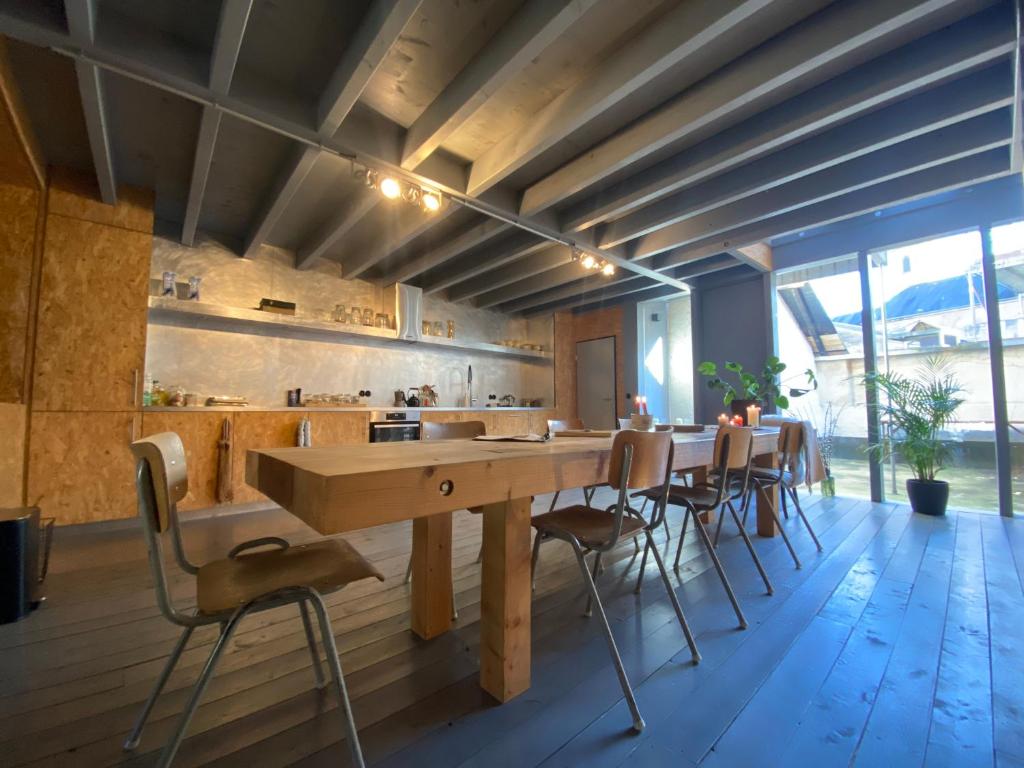 Kuchyň nebo kuchyňský kout v ubytování Un der Attert - Céline's Loft - Luxembourg