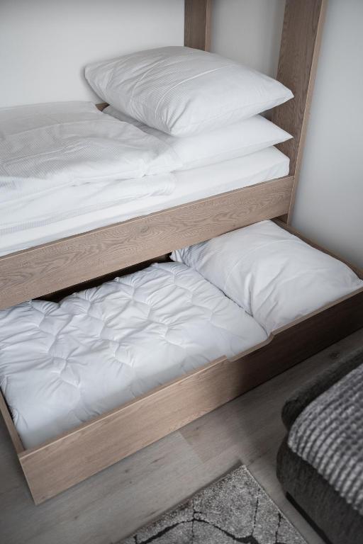 Postel nebo postele na pokoji v ubytování Apartmán Radvanička