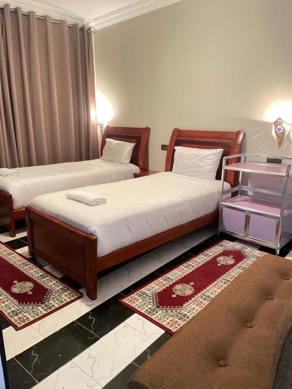 Postel nebo postele na pokoji v ubytování Hotel Riad Tetouan