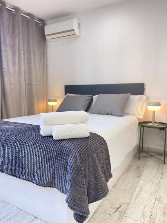 En eller flere senge i et værelse på Torremolinos Centro