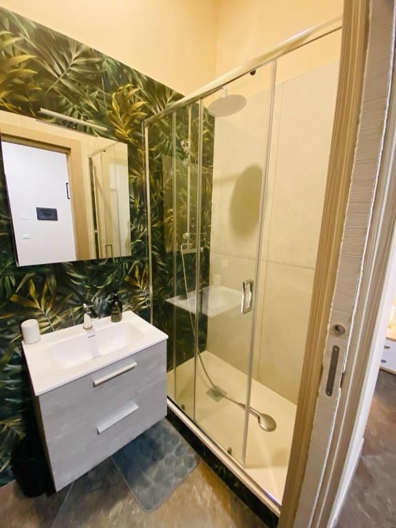 Koupelna v ubytování B&B l'angoletto