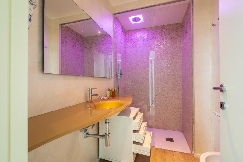 Koupelna v ubytování Hotel Ca' Di Valle