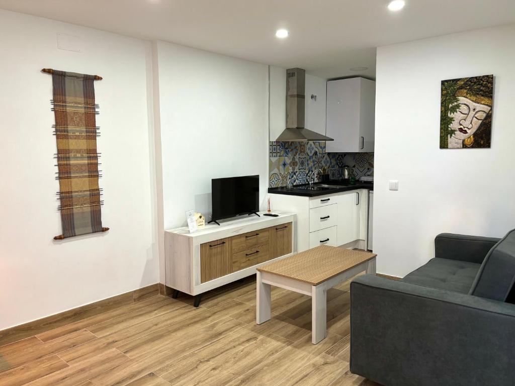 Kuchyň nebo kuchyňský kout v ubytování ANSA Beach Apartments - Why Not Málaga