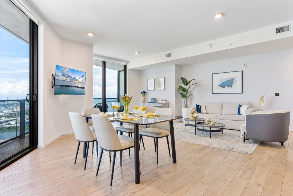 Posezení v ubytování Downtown by Miami Vacation Rentals