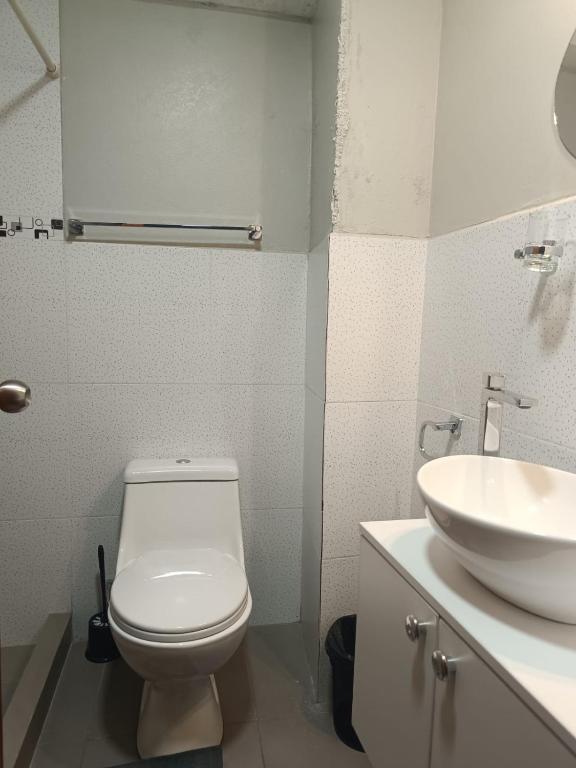 Koupelna v ubytování Hotel Chaska Illary Pisac