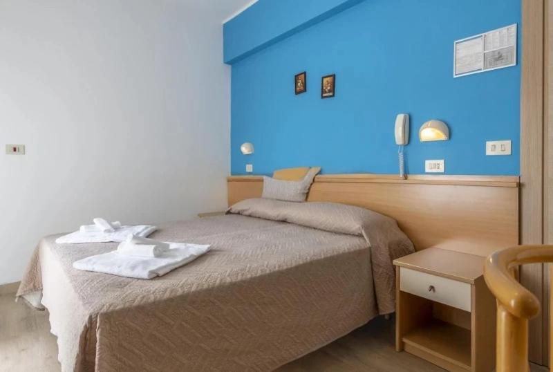 Postel nebo postele na pokoji v ubytování Hotel REX