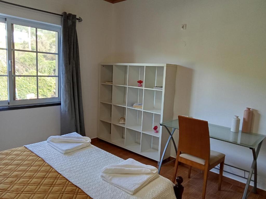 Postel nebo postele na pokoji v ubytování Quinta dos Dragoeiros - RRAL Nº3452