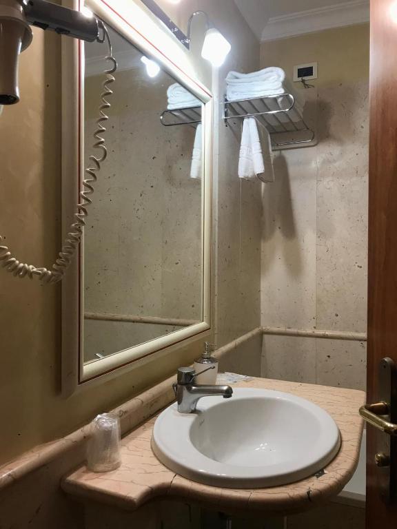 Koupelna v ubytování Sandel Giubileo Hotel