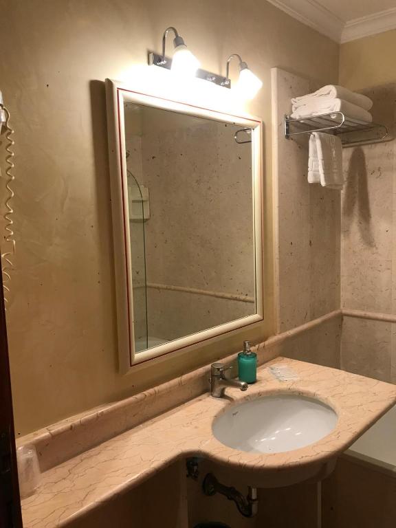 Koupelna v ubytování Sandel Giubileo Hotel