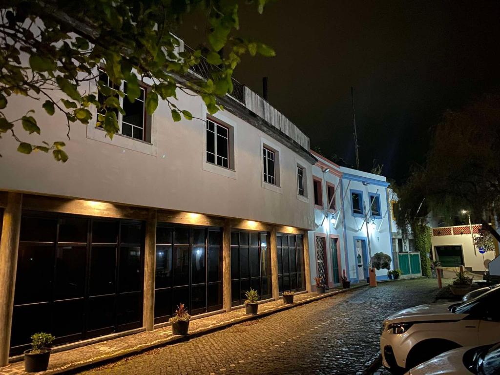 Budova, kde se aparthotel nachází