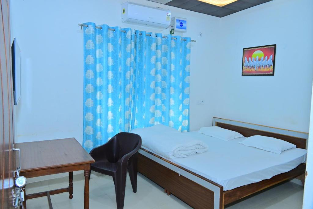 Voodi või voodid majutusasutuse Hotel BK Palace toas