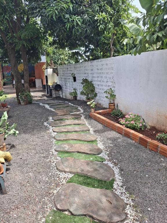 Zahrada ubytování Hospedaje Rural León