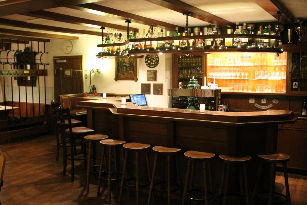 Lounge nebo bar v ubytování Wüllner's Landgasthof