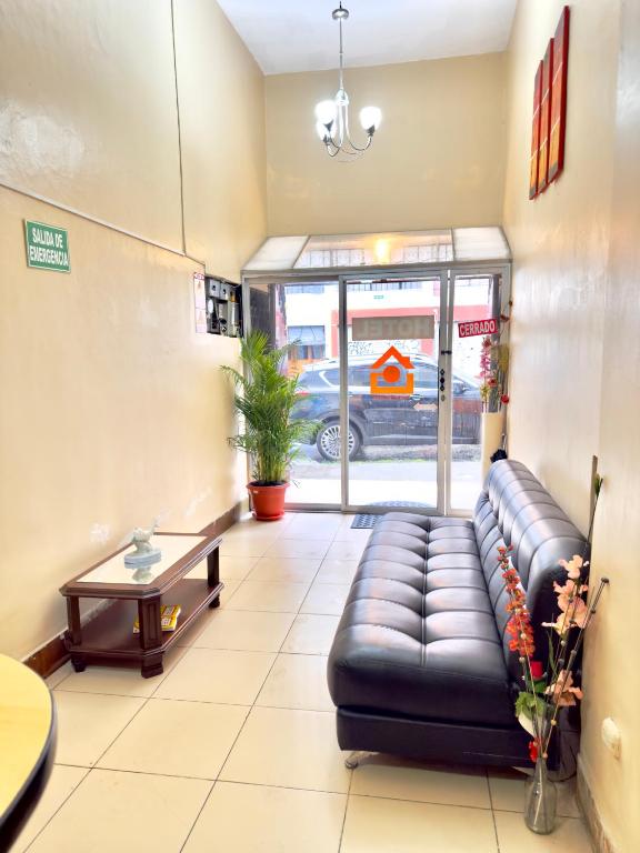 Posezení v ubytování Travel Hotel Quito