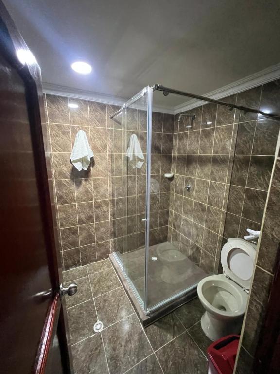 Koupelna v ubytování Alojamientos Cartagena Edificio Los Delfines