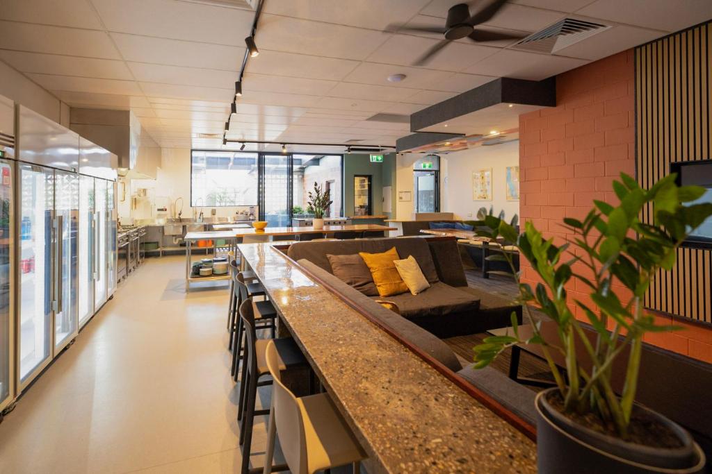 Restaurace v ubytování Spin Off Hostel