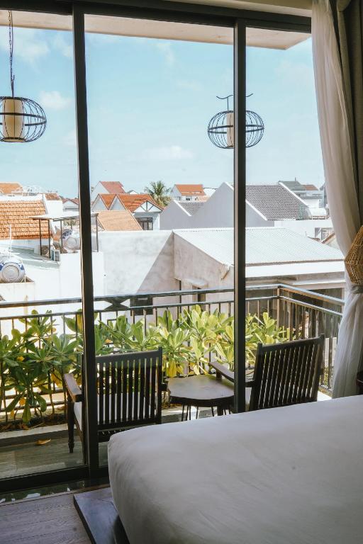 Balkón nebo terasa v ubytování Hoi An Ti Hon House