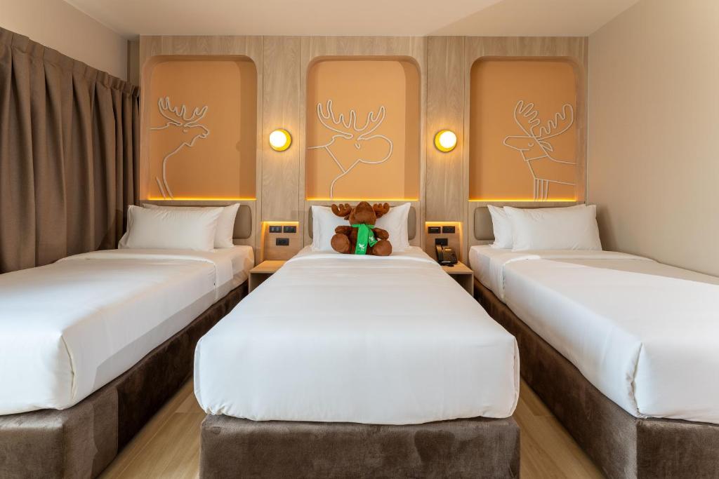 Moose EASY Hotel - Chambre Triple De Luxe
