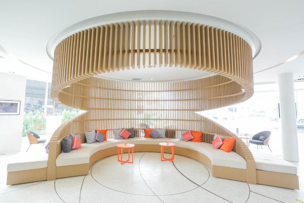 Posezení v ubytování Maybis Hotel