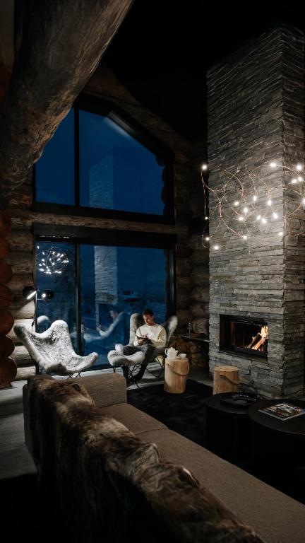 Фотография из галереи Luxury Villa Utsun Otso inc Hot Tub в Леви