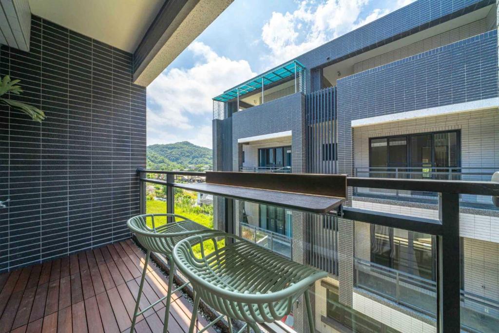 Balkón nebo terasa v ubytování Lihao B&B