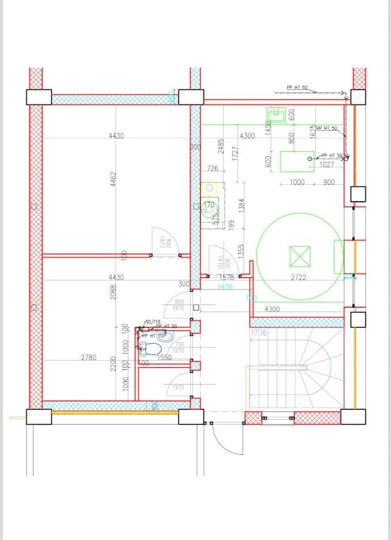 Půdorys ubytování Party House Vratimov