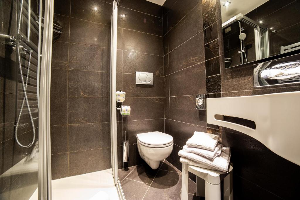 Koupelna v ubytování Best Western Hotel Adige