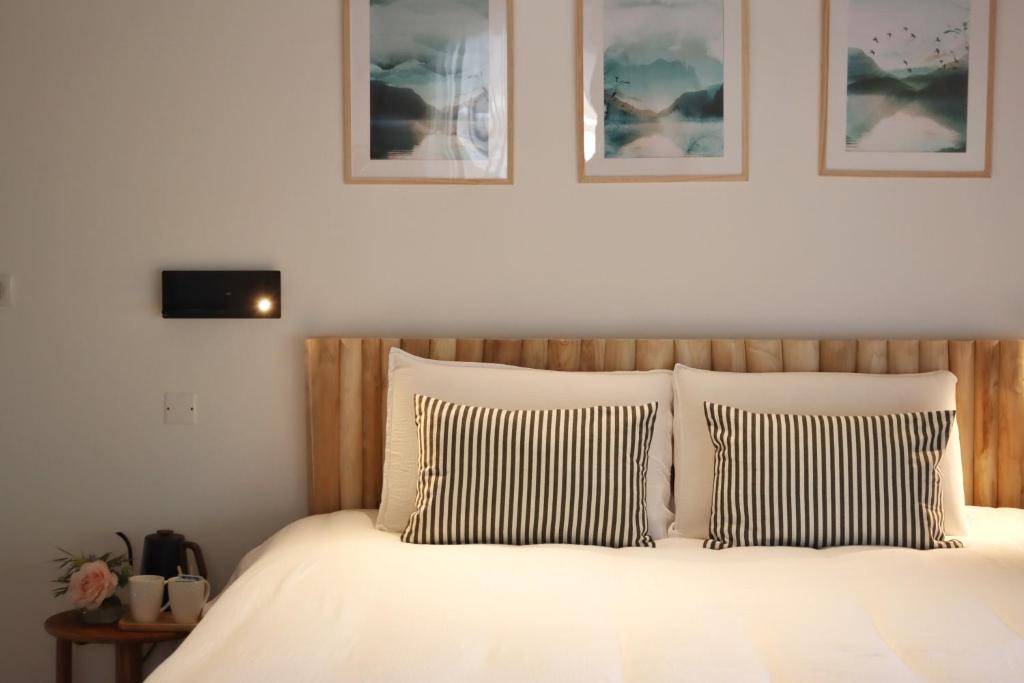 Postel nebo postele na pokoji v ubytování Mas Nouveau Chambres d'Hôtes