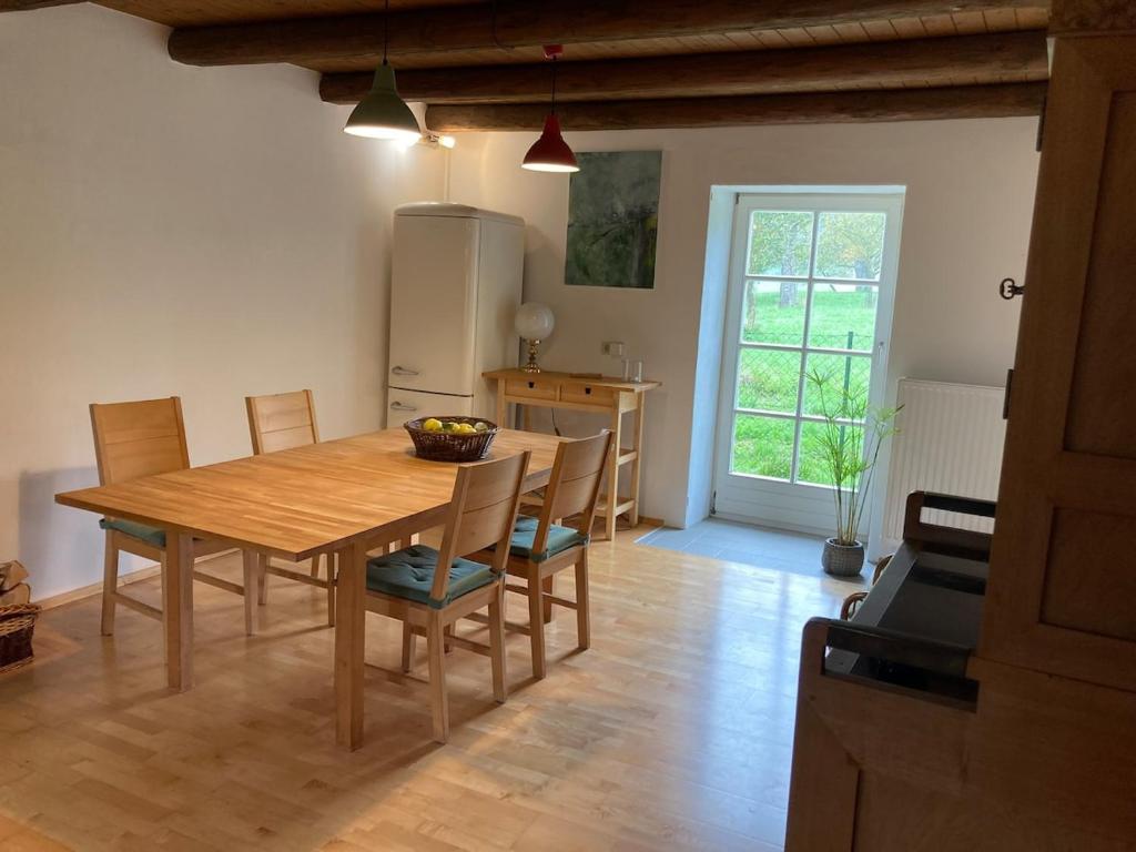 Posezení v ubytování Apartment im Loefengut