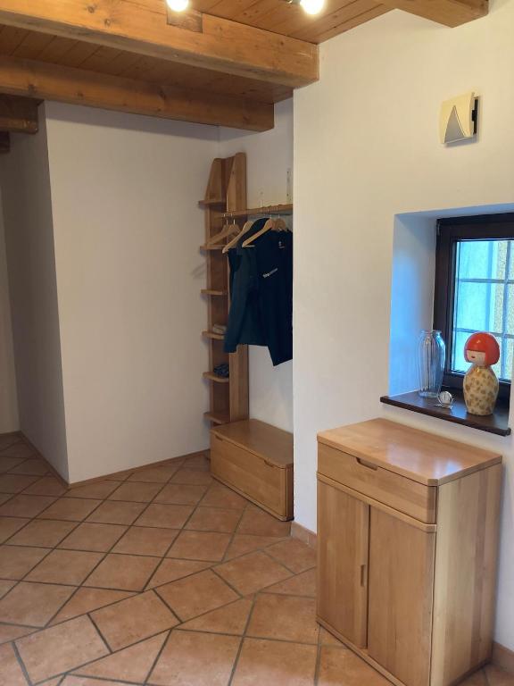 Kuchyň nebo kuchyňský kout v ubytování Apartment im Loefengut