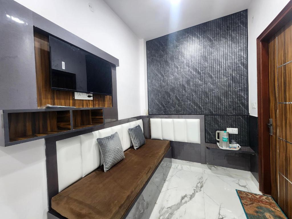 TV a/nebo společenská místnost v ubytování Cottage Yes Sir Dx