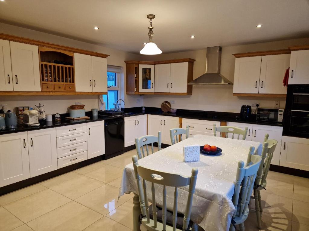 Kuchyň nebo kuchyňský kout v ubytování Silvi's Guest House Borris Carlow
