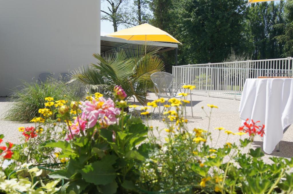 Zahrada ubytování Best Western Alexander Park Chambéry
