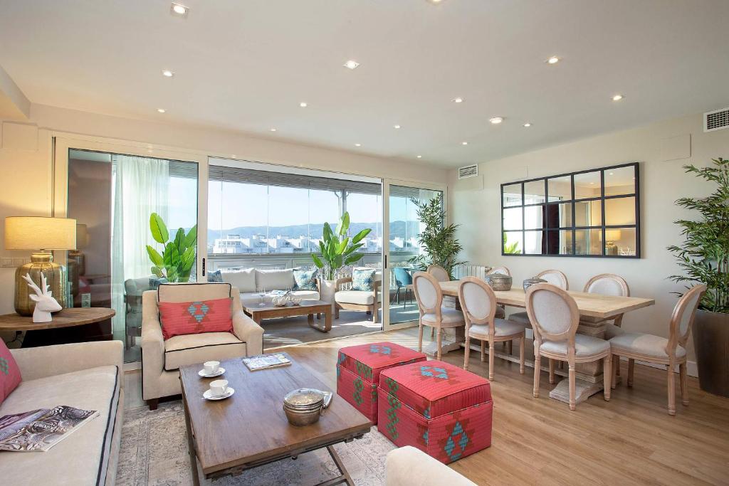 Et opholdsområde på Genteel Home Paseo de la Victoria