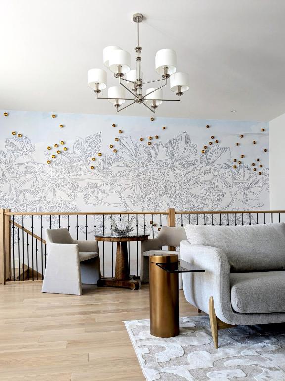 Posezení v ubytování Maison à Deux Mains