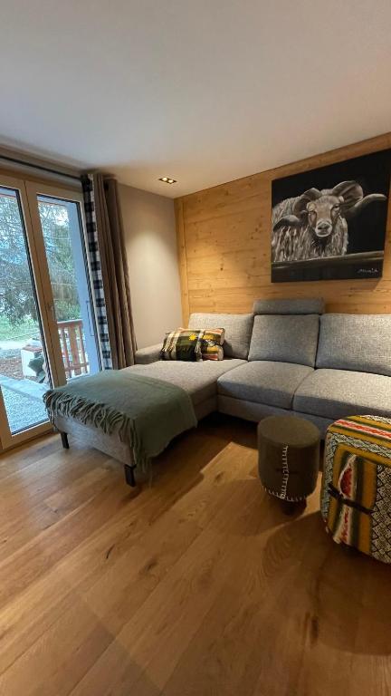 Postel nebo postele na pokoji v ubytování Chalet Myriam
