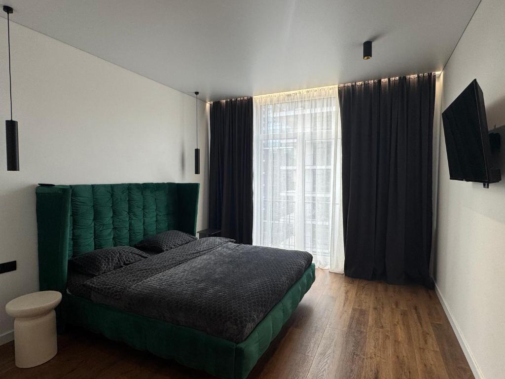Postel nebo postele na pokoji v ubytování Crystal