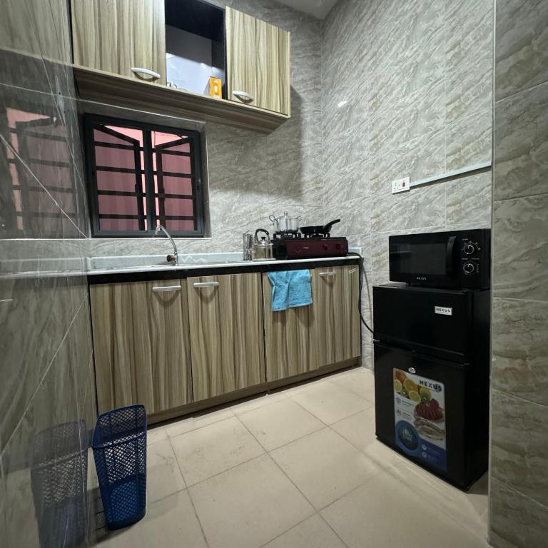 Kuchyň nebo kuchyňský kout v ubytování SATELLITE APARTMENT The Classic Studio 6