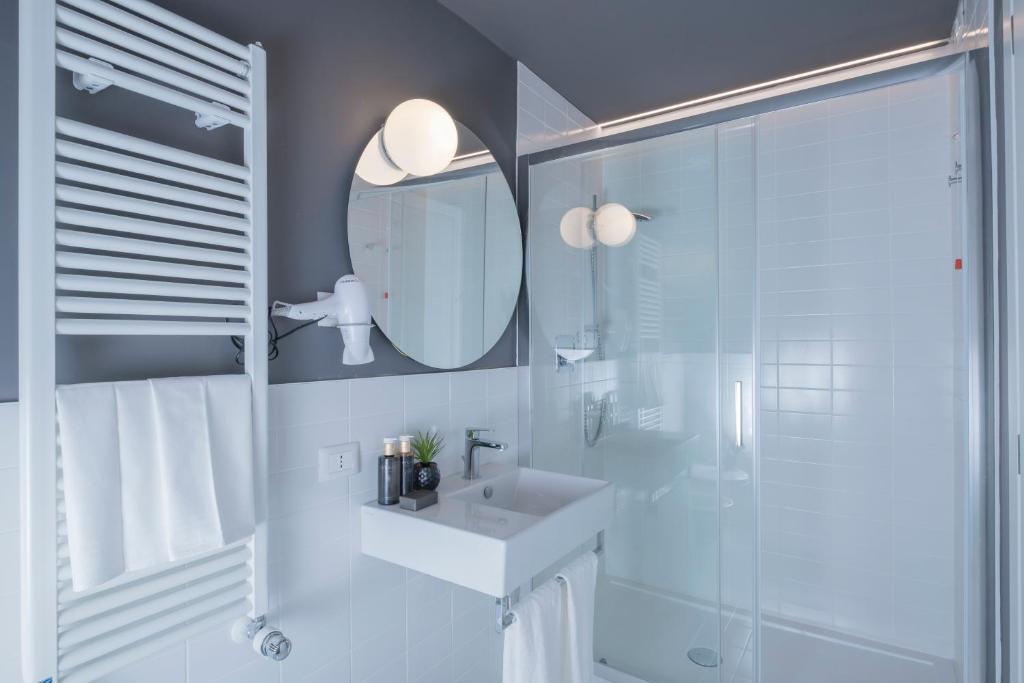 Koupelna v ubytování Camplus Hotel Roma Centro