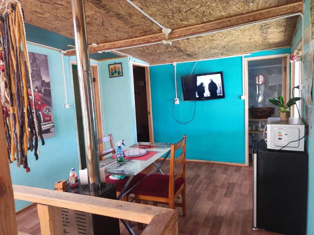 Kuhinja oz. manjša kuhinja v nastanitvi casa familiar Roxana