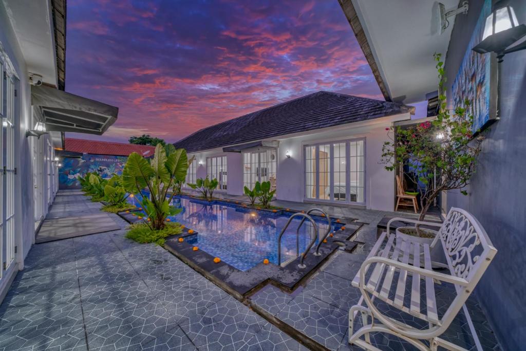 Πισίνα στο ή κοντά στο 2 Bed modern Apartment with big pool