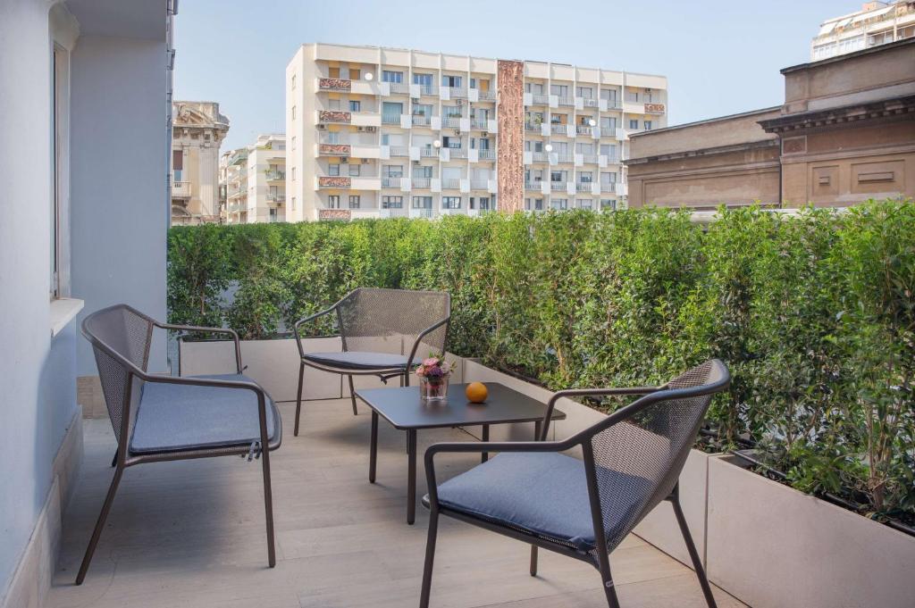 Balkon lub taras w obiekcie NH Catania Centro