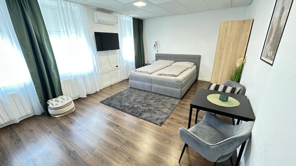 Postel nebo postele na pokoji v ubytování Apartman Vita Lite